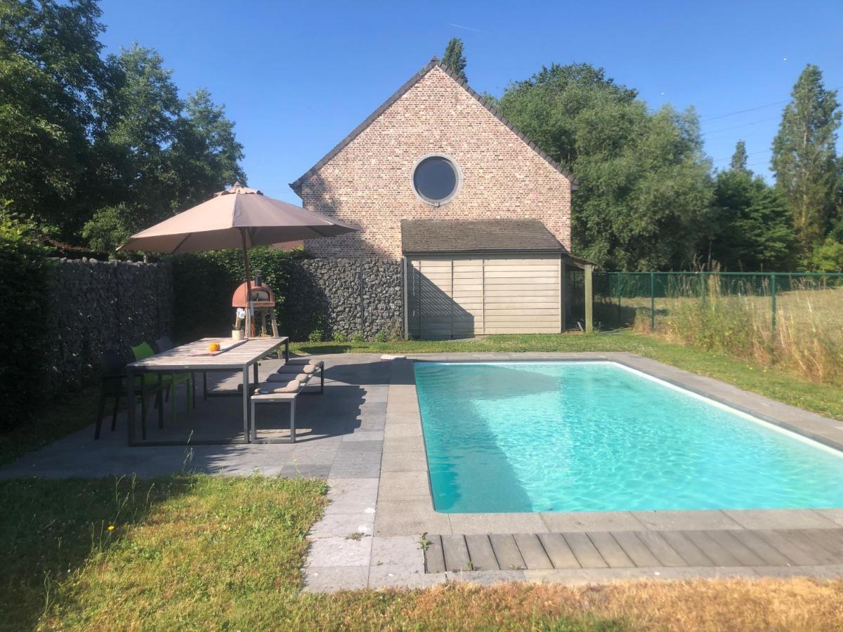 Landelijke Villa Met Zwembad En Gezellige Openhaard Zemst エクステリア 写真